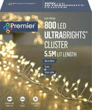 Premier LED Ultrabrights Cluster Lights Christmas Door Garland Indoor Outdoor - Retail ABC - Branded Goods - Discount Prices