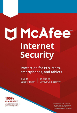 Download McAfee Sicurezza Internet 2022 - 1 Anno Dieci / Ten Dispositivi Utenti McAfee