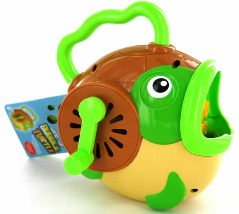 NEW Wind-Up Turtle Bubble Blowing Machine Blower Machine Outdoor Kids Summer Toy - Retail ABC - Branded Goods - Discount Prices