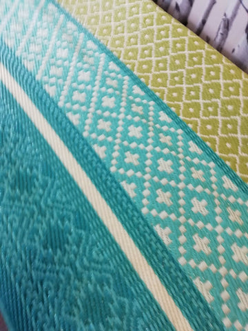 Home Outdoor Waterproof Rug Aqua Chevron Plastic Mat Large 120 x 180cm 4ft x 6ft