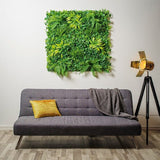 Artificial Plant Living Wall Outdoor Indoor UV Stable 1m x 1m Green Wall Premier