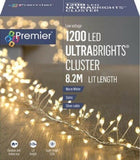 Premier LED Ultrabrights Cluster Lights Christmas Door Garland Indoor Outdoor - Retail ABC - Branded Goods - Discount Prices